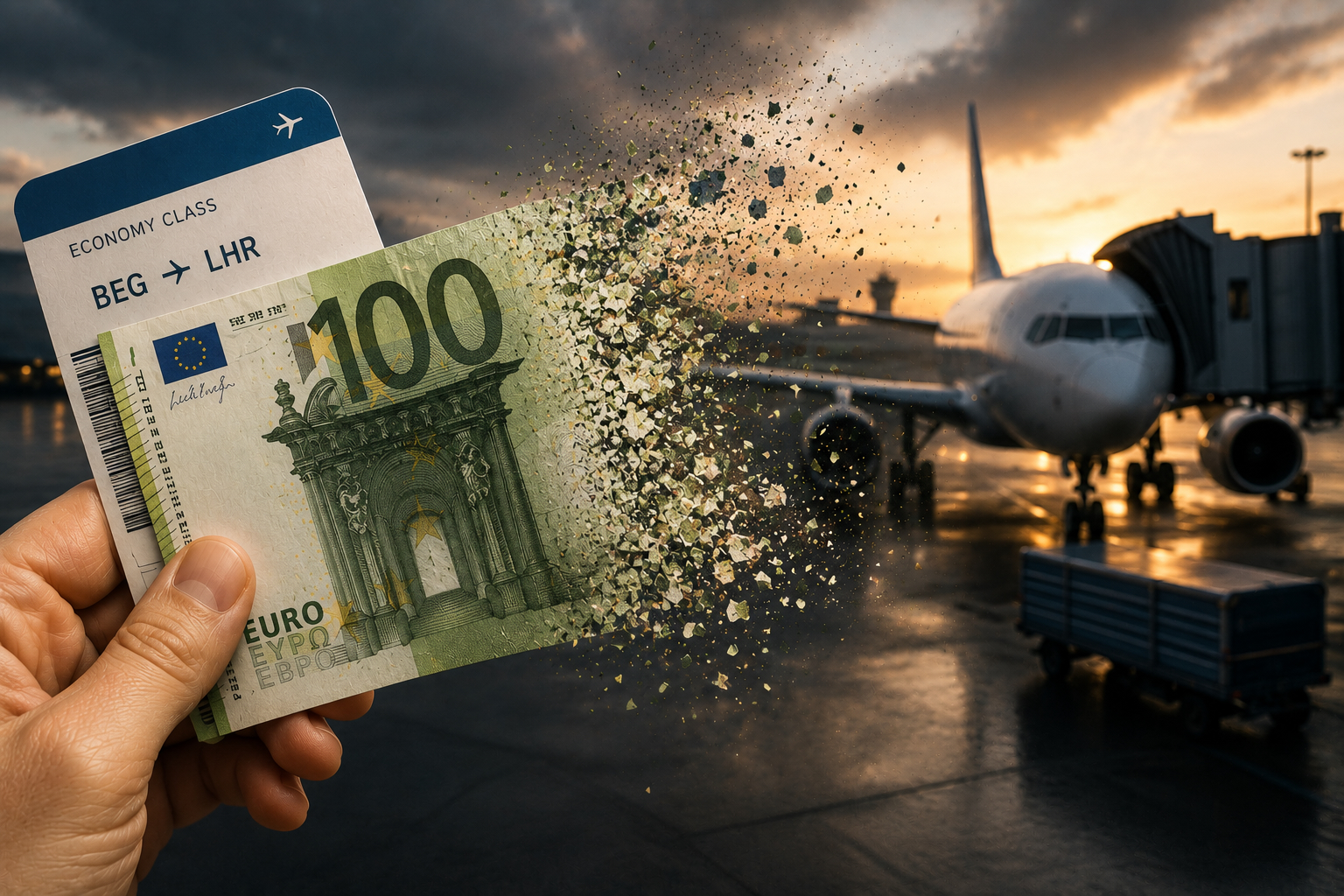 Platili ste kartu 100 evra: Koliko od toga zaista ostaje avio-kompaniji?