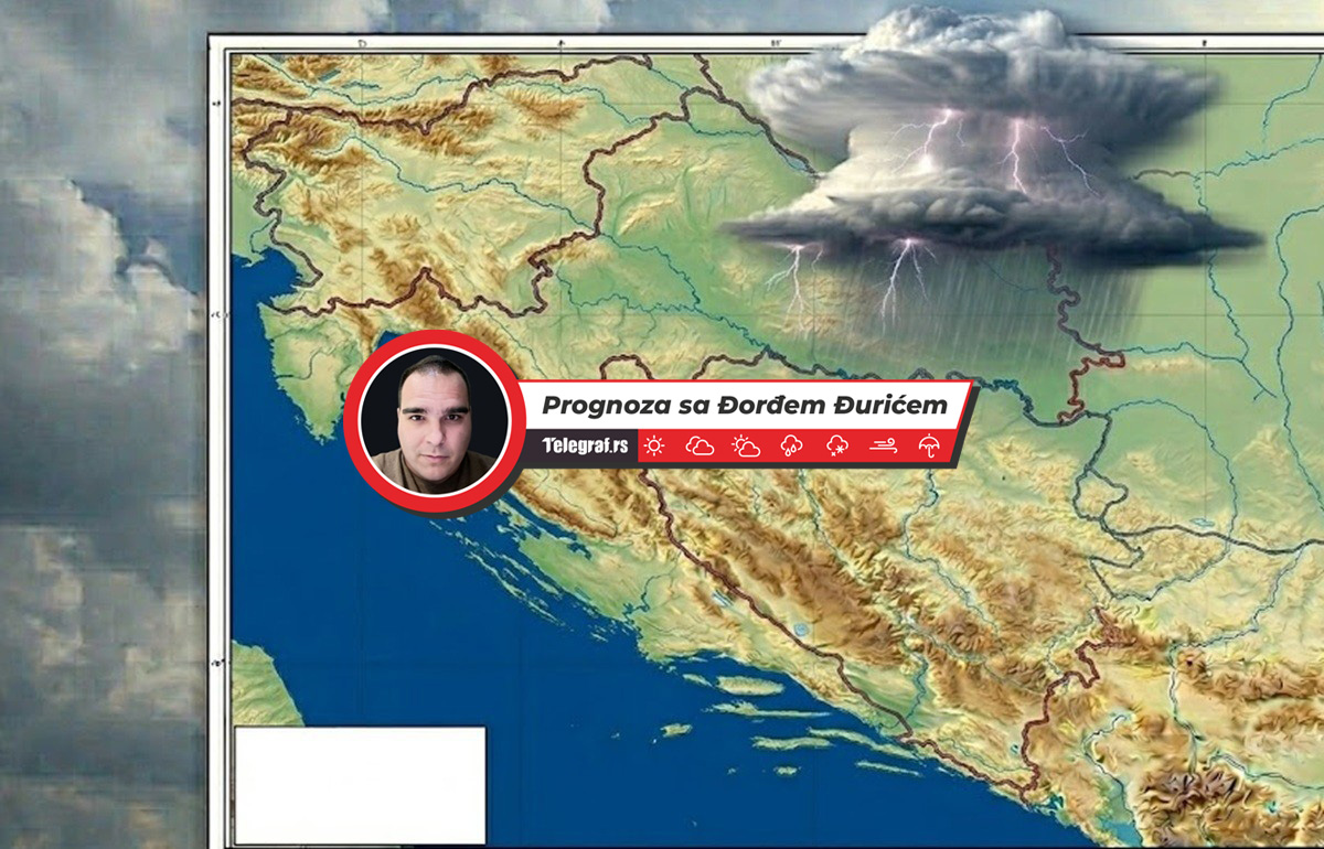 HAOS STIŽE U REGION! Prete oluje sa grmljavinom i GRAD: Ovi predeli biće prvi na udaru, u opasnosti i Srbija