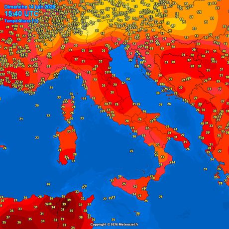 Trenutne temperature vazduha