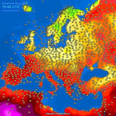 Trenutne temperature vazduha