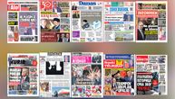NASLOVNE STRANE SUTRAŠNJIH NOVINA: Prelistavanje štampe za ponedeljak, 15. jun 2026. godine