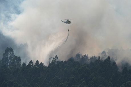 Šumski požar, Severozapad Španije, Galicija
