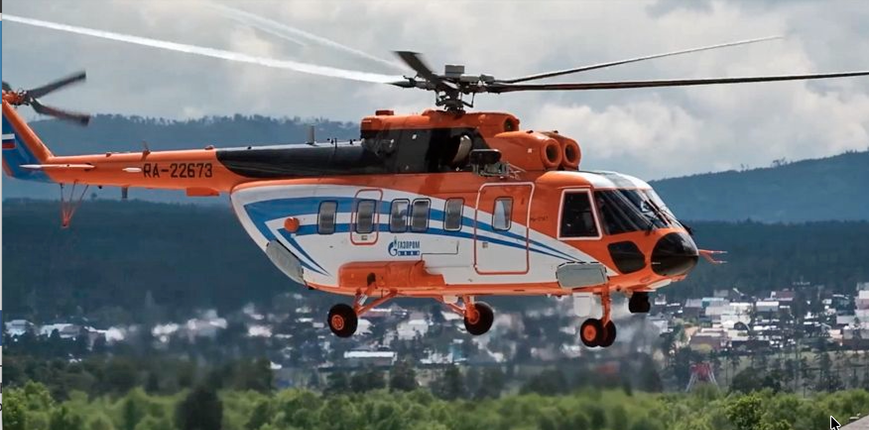 Rusija uvela u službu prvi namenski helikopter za naftne platforme: Tri Mi-171A3 predata Gaspromu.