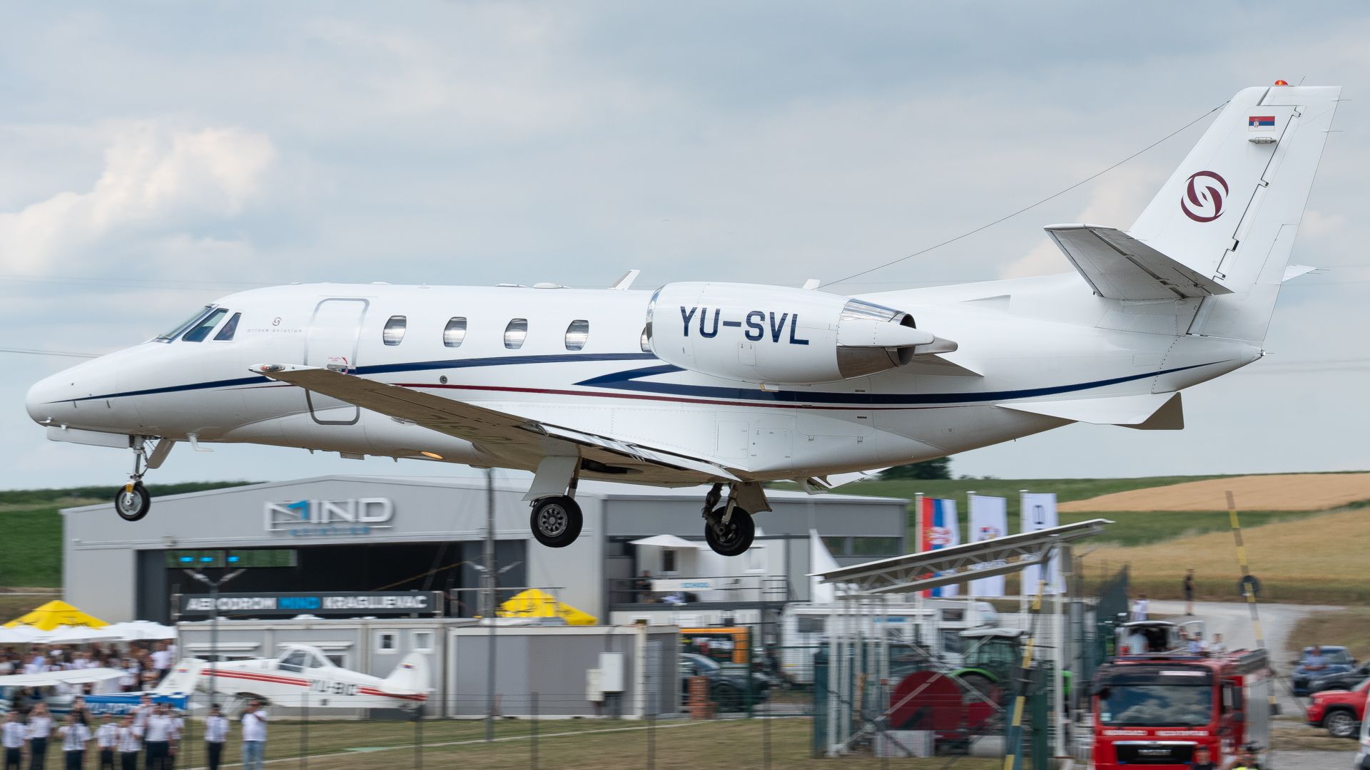 Prince Aviation drugi put učestvovao na aero-mitingu u Kragujevcu: Citation XLS leteo u formaciji sa MiG-ovima
