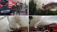 OVAKO IZGLEDA BUKTINJA NA NBGD: Vatrogasci uleteli u gust dim, borba za TC „Enjub“ traje dva sata! (FOTO)
