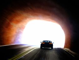 Tunel, automobil, kola