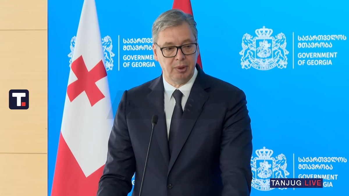 Vučić se sastao sa predsednikom Parlamenta Gruzije Papuašvilijem