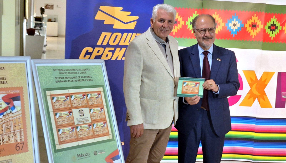 Predstavljena poštanska marka u čast osam decenija diplomatskih odnosa Srbije i Meksika