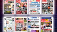 NASLOVNE STRANE SUTRAŠNJIH NOVINA: Prelistavanje štampe za sredu, 17. jun 2026. godine