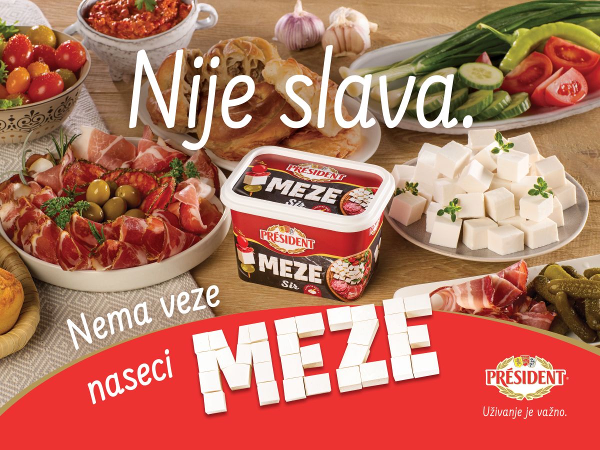 Novi President sir "Meze" - za sve spontane trenutke