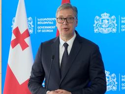 Aleksandar Vučić, Obraćanje, Gruzija, Kobahidze