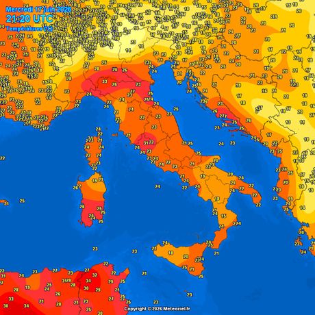 Trenutne temperature vazduha