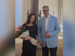 Aleksandar Vučić i Ketrin Zita Džons