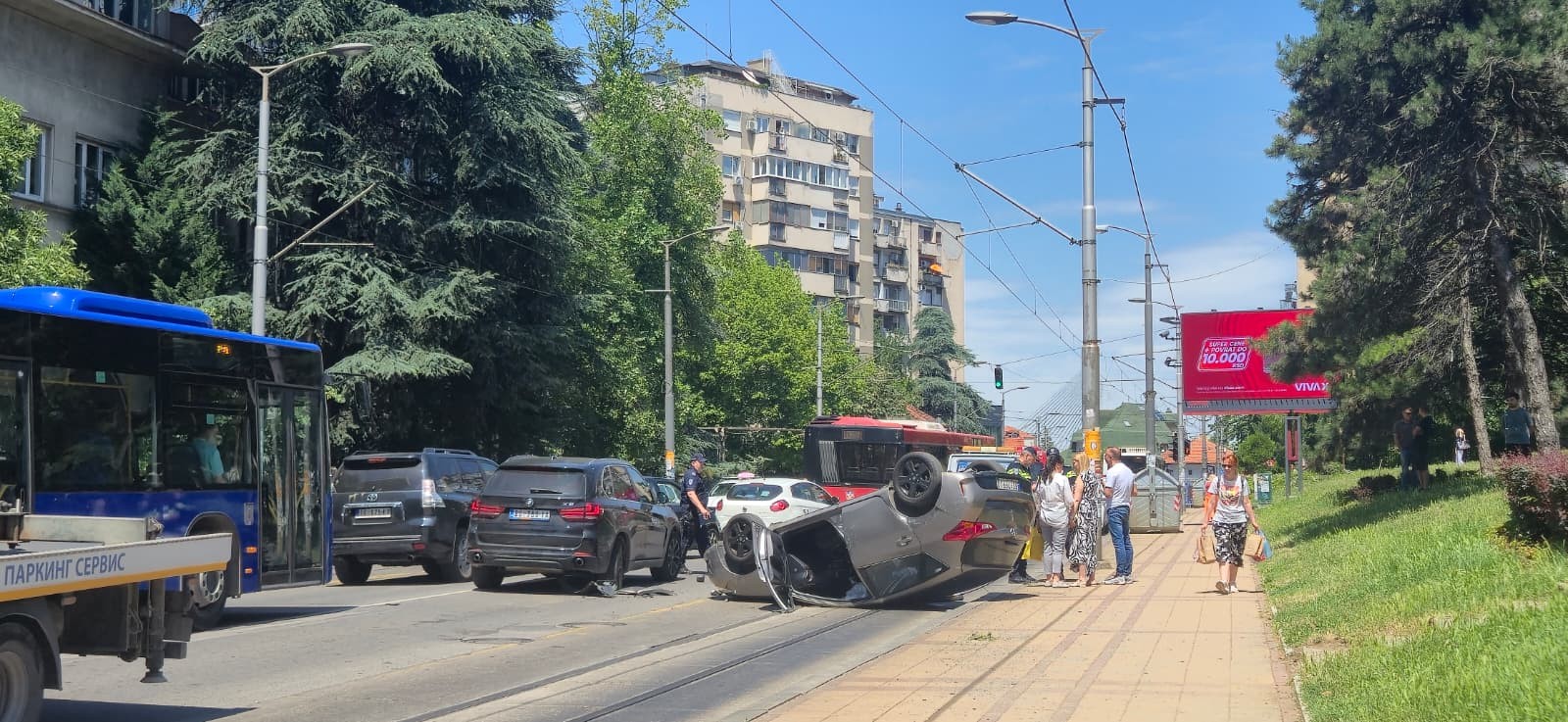 (PHOTO) HORROR IN BELGRADE: See first photos from scene of crash that killed a man
