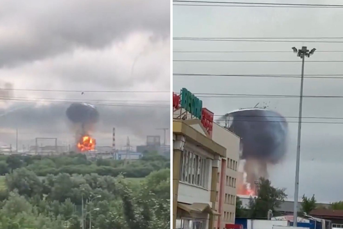 "Leteći tanjir" iznad Moskve: Novi jezivi snimci stižu iz prestonice Rusije