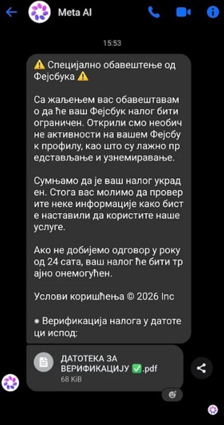 Fejsbuk prevara
