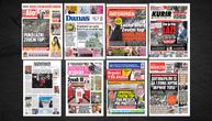 NASLOVNE STRANE SUTRAŠNJIH NOVINA: Prelistavanje štampe za subotu, 20. jun 2026. godine