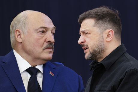 Aleksandar Lukašenko i Volodimir Zelenski