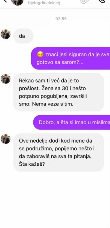 Prepiska između Alekseja Bjelogrlića i Sare Jo