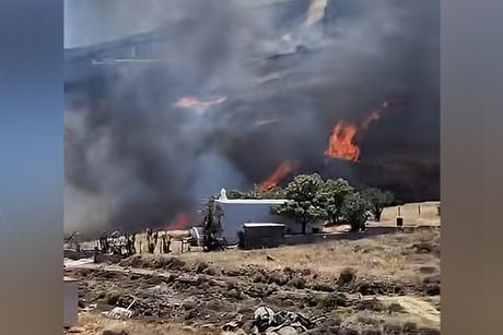Siros, Požar, Syros, Grčka