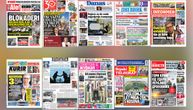 NASLOVNE STRANE SUTRAŠNJIH NOVINA: Prelistavanje štampe za ponedeljak, 22. jun 2026. godine