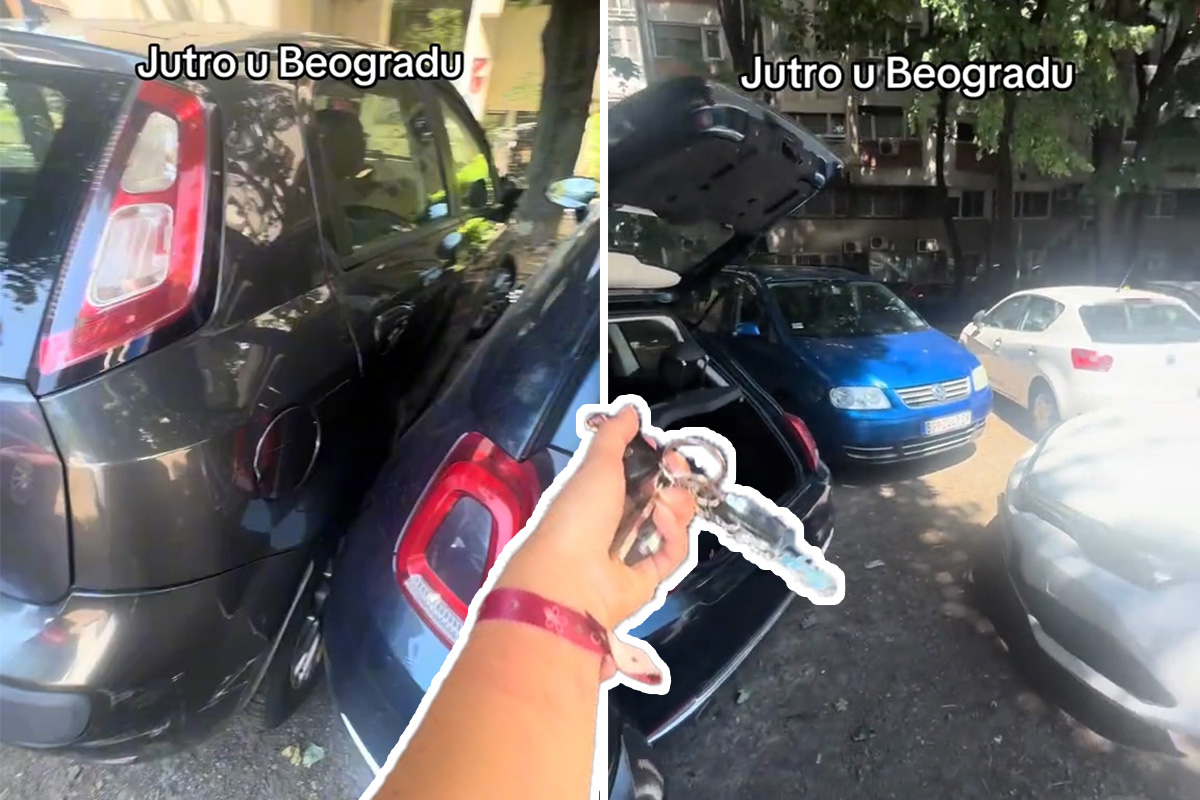 Objasnite mi Beograđani... kako uspeš ovako da se parkiraš? Devojka očajna zbog bahatih vozača!