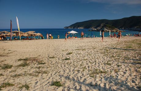 Halakadiki, Grčka, plaža
