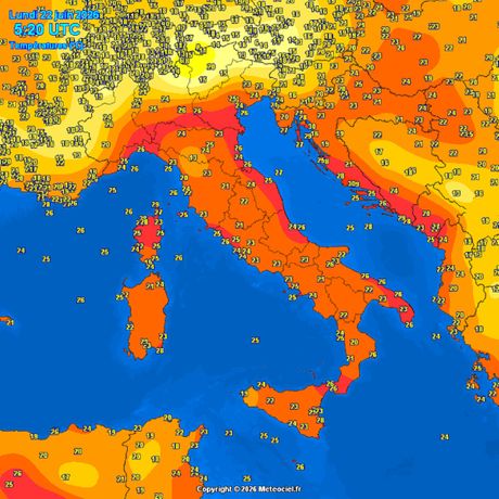 Trenutne temperature vazduha