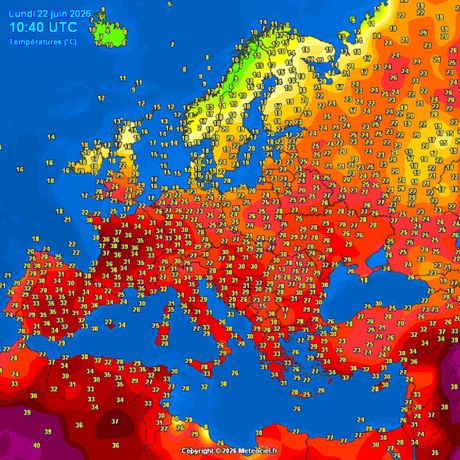 Trenutne temperature vazduha