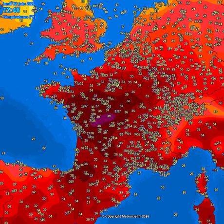 Trenutne temperature vazduha