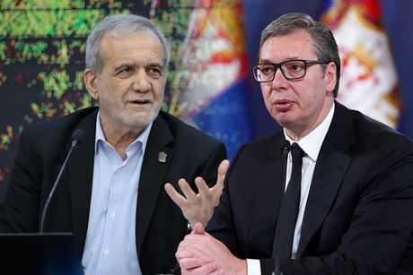Masud Pezeškijan i Aleksandar Vučić
