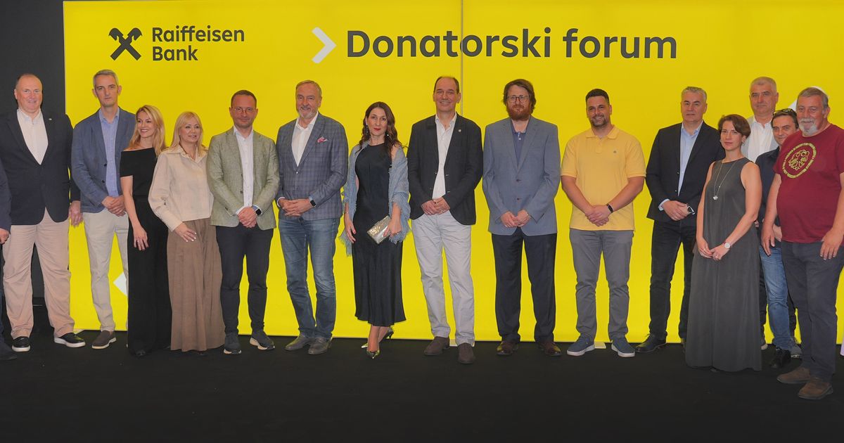 Донаторский форум Raiffeisen banka собрал врачей, профессоров, художников и активистов по защите природы