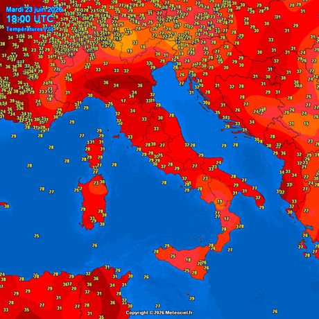 Trenutne temperature vazduha