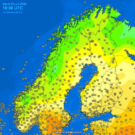 Trenutne temperature vazduha