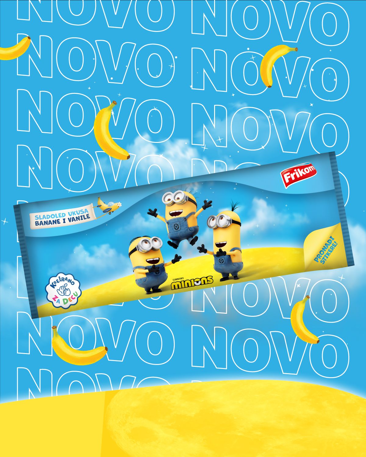 MINIONS donosi najslađu avanturu leta: novi Minions sladoled osvaja male i velike obožavaoce
