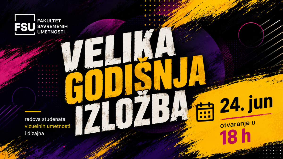 Velika izložba studenata na Dorćolu: Umetnost izlazi iz galerijskih okvira i osvaja fakultet, otvoren za SVE