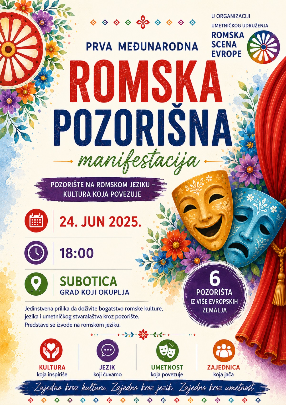 Subotica domaćin Prve međunarodne romske pozorišne manifestacije