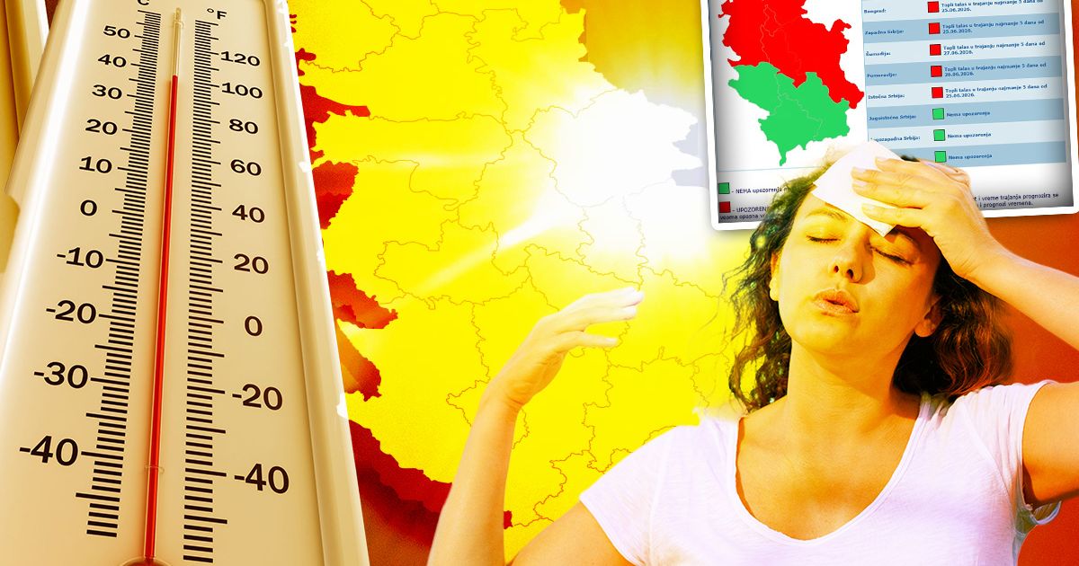 RHMZ izdao hitno upozorenje: Izuzetno opasna pojava trajaće danima, a ove grupe ljudi su najugroženije!
