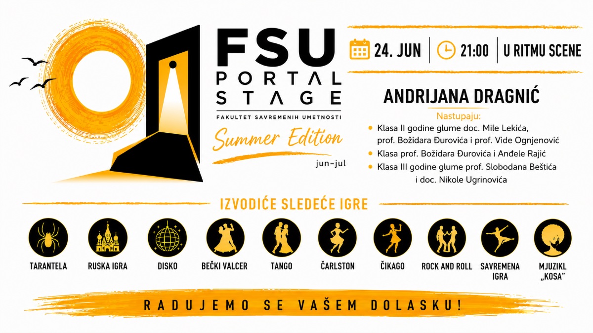 Magija plesa na letnjoj pozornici FSU: Studenti glume oduševili publiku pokretima i koreografijom