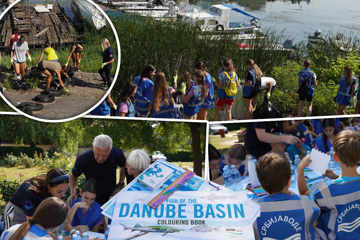 Akcijom čišćenja obale započeto obeležavanje Međunarodnog dana reke Dunav