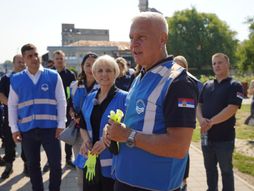 Srbijavode, Čišćenje obale Dunava Smederevo