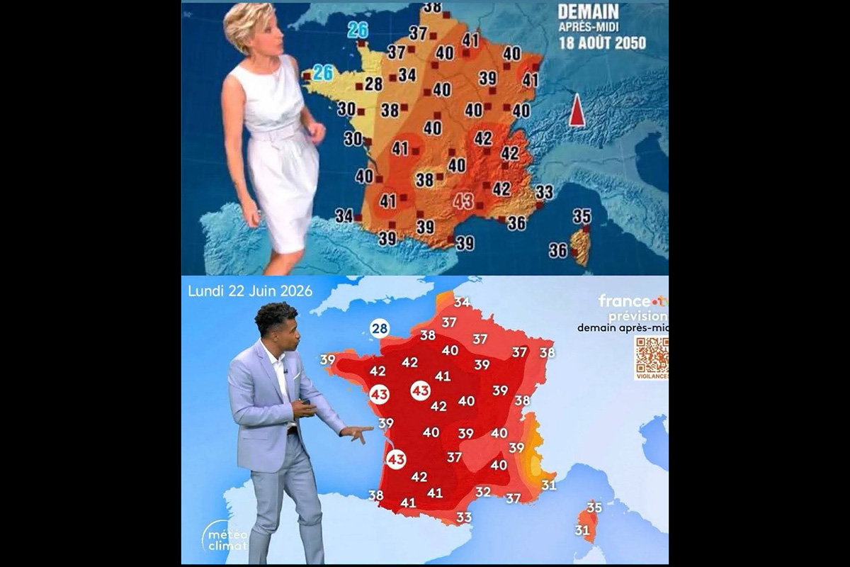 Francuzi promašili prognozu za 25 godina: Juče im je bilo toplije nego što su mislili da će biti 2050.
