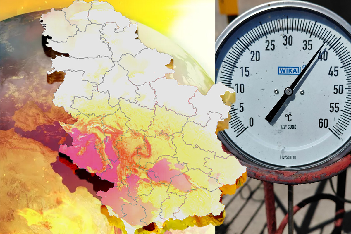 Ovo su tri najtoplija grada u Srbiji u u 7 sati ujutru, a u Sjenici samo 13 stepeni!
