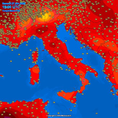 Trenutne temperature vazduha
