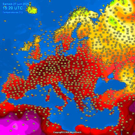 Trenutne temperature vazduha