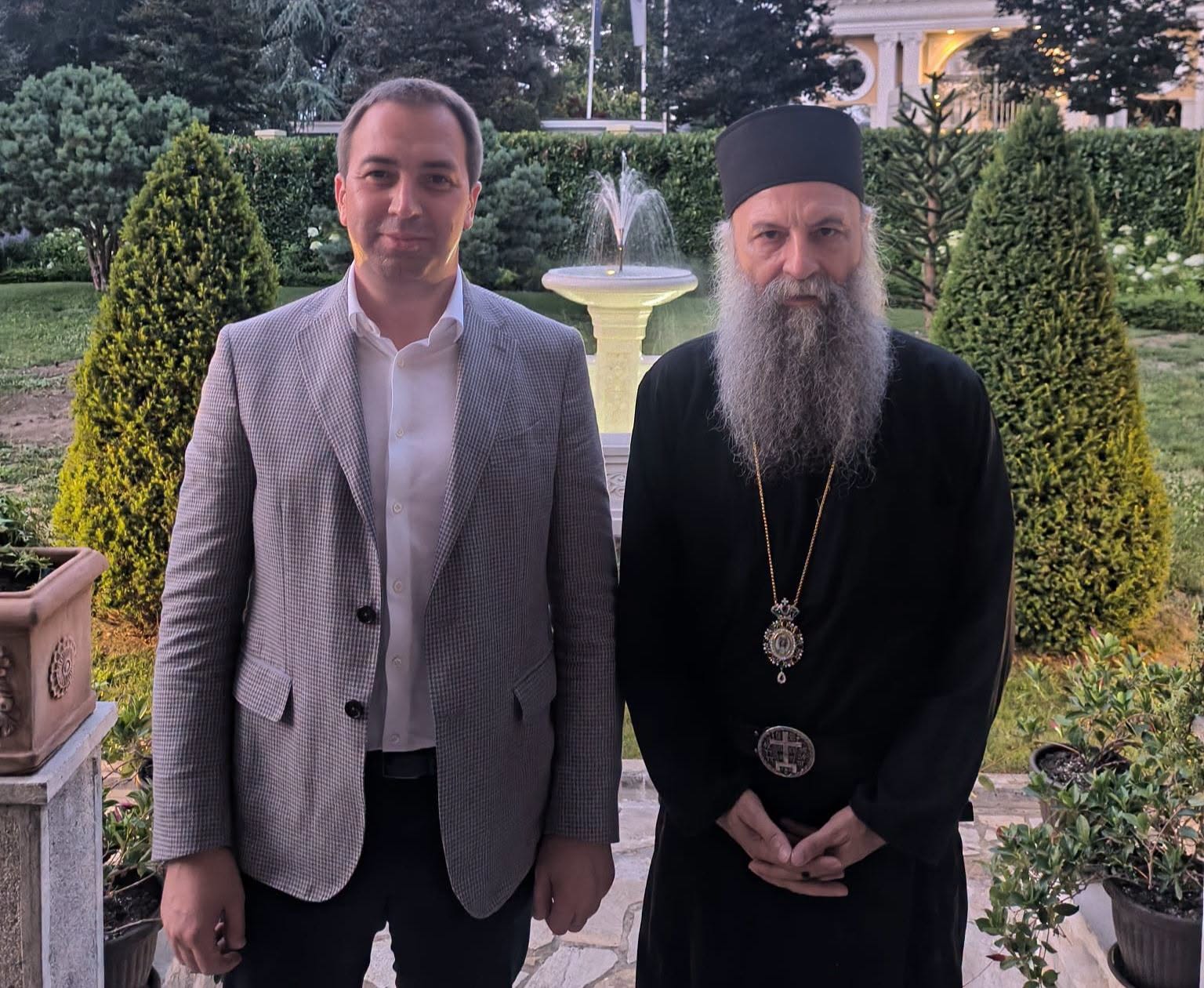 Selak razgovarao sa patrijarhom srpskim Porfirijem uoči Vidovdana
