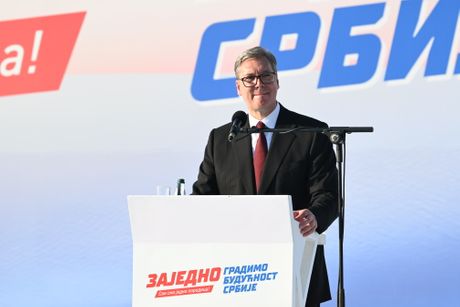 Srbija jedna porodica, Aleksandar Vučić, Skup