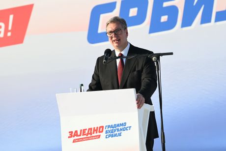 Srbija jedna porodica, Aleksandar Vučić, Skup