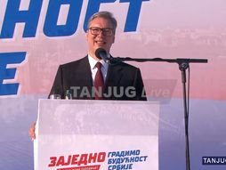 Srbija jedna porodica, Aleksandar Vučić, Skup