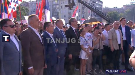 Srbija jedna porodica, Aleksandar Vučić, Skup